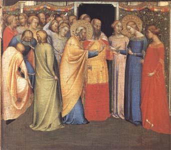 DADDI, Bernardo The Marriage of the Virgin (mk25) oil painting picture